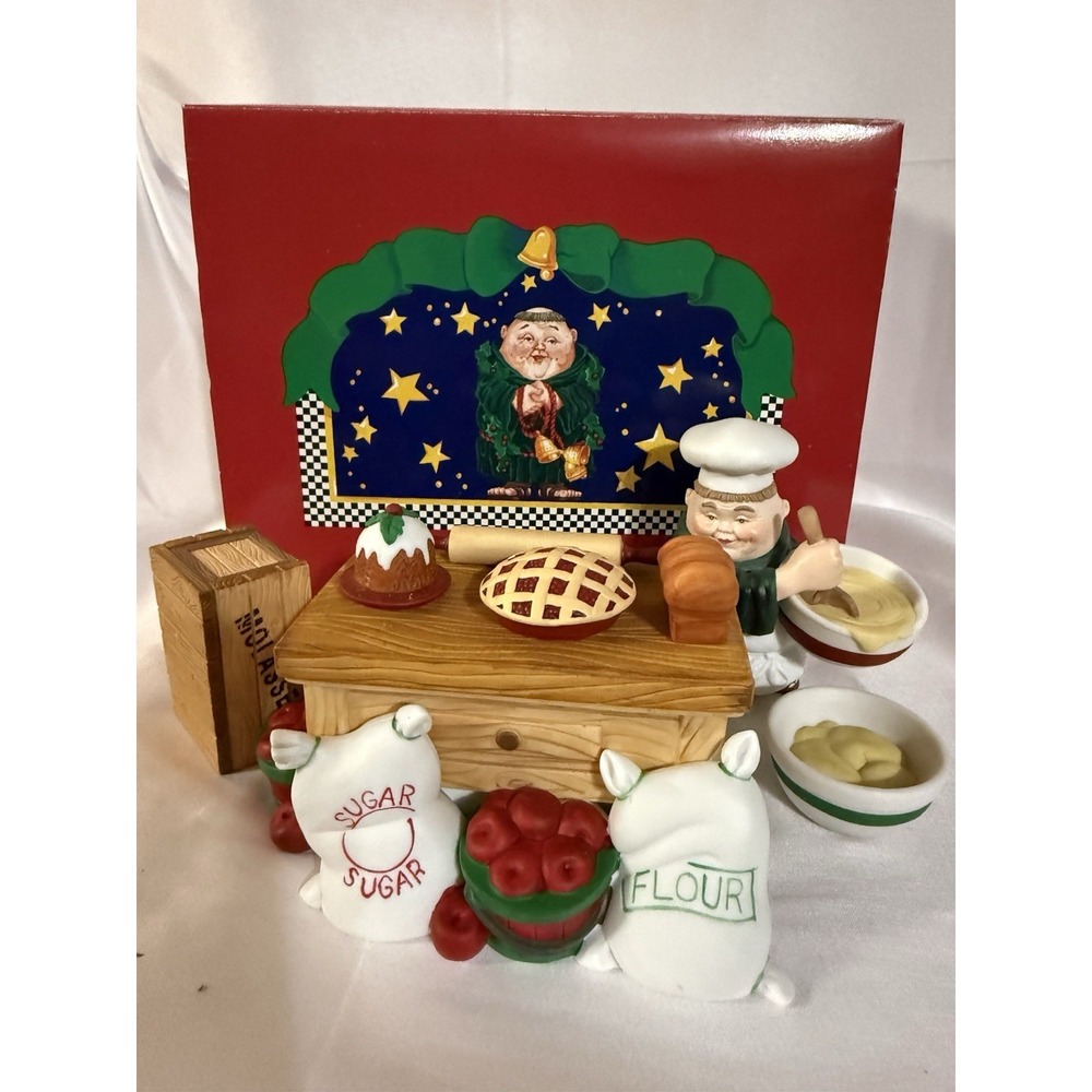 Vintage‎ Dept 56 Maxwell the Mixer Porcelain Baking Set #9372-6 Complete Box - Picture 16 of 16